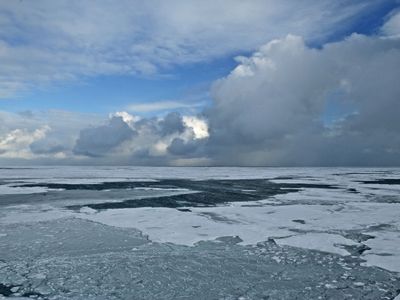 Santa could make his home on floating sea ice, but the Arctic may be ice free as early as 2016, according to the U.S. Navy.