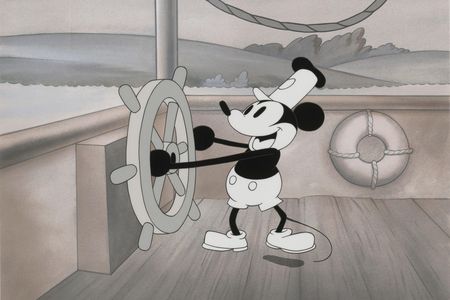 Steamboat Willie, aka Mickey Mouse, one of the Disney animation cells protected from pollutants by a new artificial "nose"