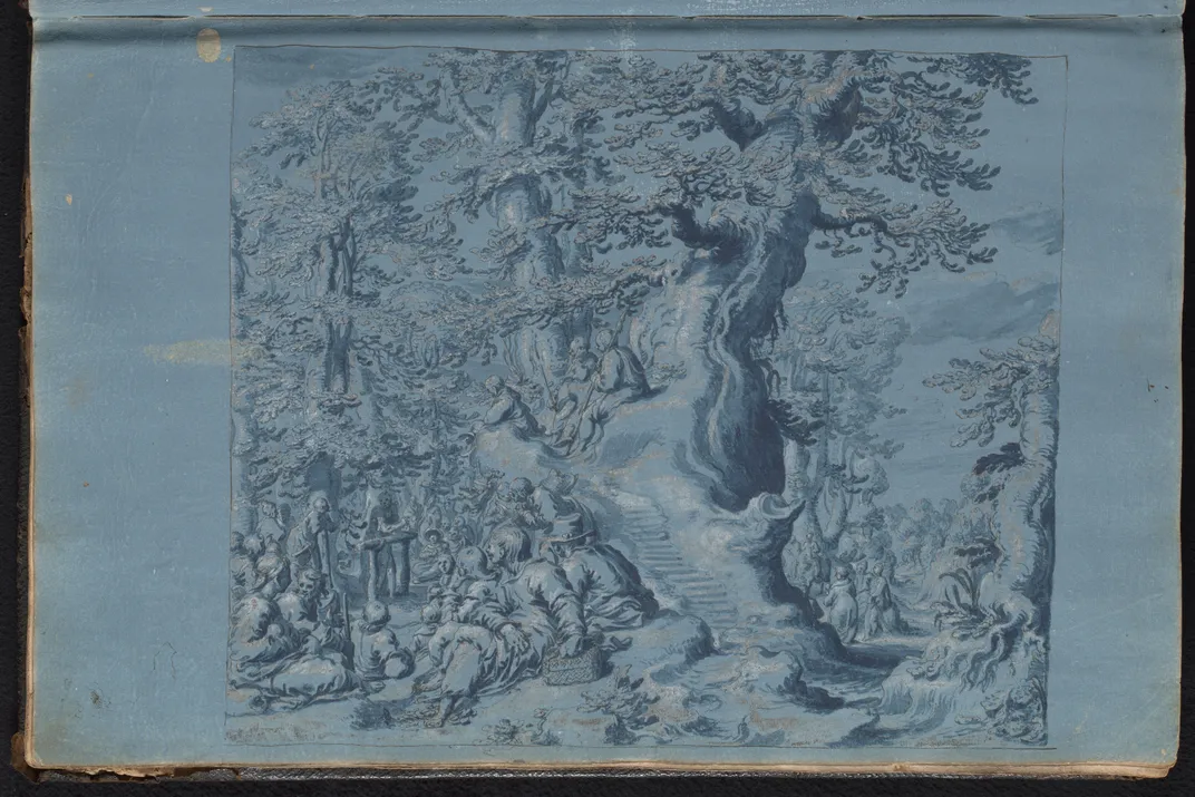 Blue illustration 2