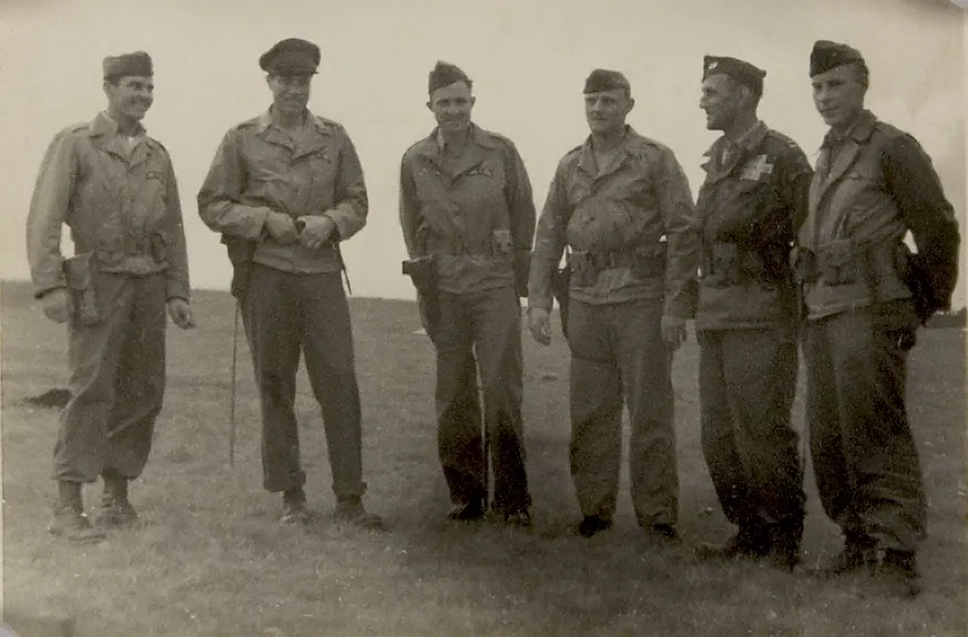 Ortiz and his men in France