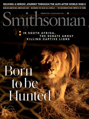 Cover image of the Smithsonian Magazine January/February 2023 issue