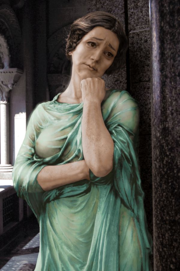 Dolores (Lola) Mora at 46, 1912, after Mora thumbnail
