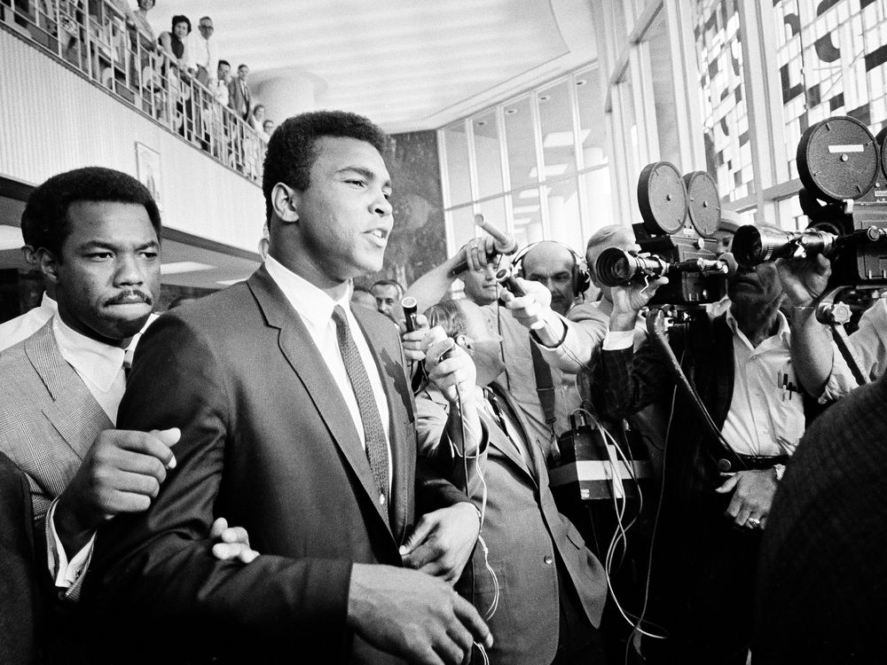 Heavyweight champion Muhammad Ali