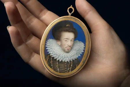 Art historian Philip Mould identified this miniature, previously thought to be a likeness of Sir Walter Raleigh, as a portrait of Henry III of France.
