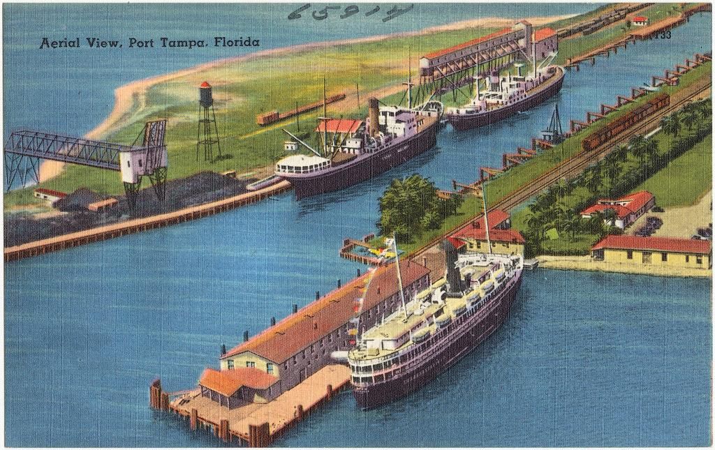 Port Tampa postcard