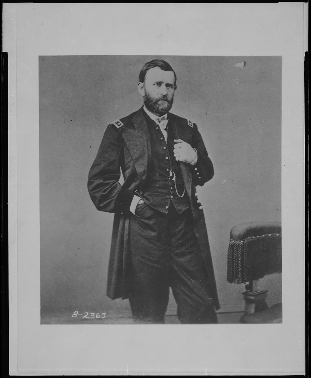An 1863 photograph of Grant