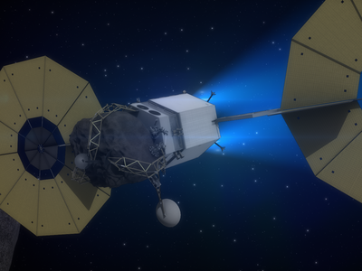 The in-progress but likely to be canceled Asteroid Redirect Vehicle has several technologies that can be re-purposed, like its high-powered solar arrays. 