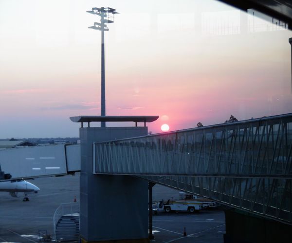 Pink Sunset on Robert Gabriel Mugabe Int. Airport thumbnail