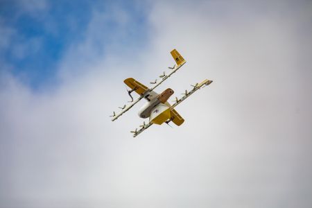 Google's Wing drones can carry packages weighing up to three pounds.
