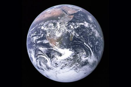 #1.  View of Earth from Apollo 17.