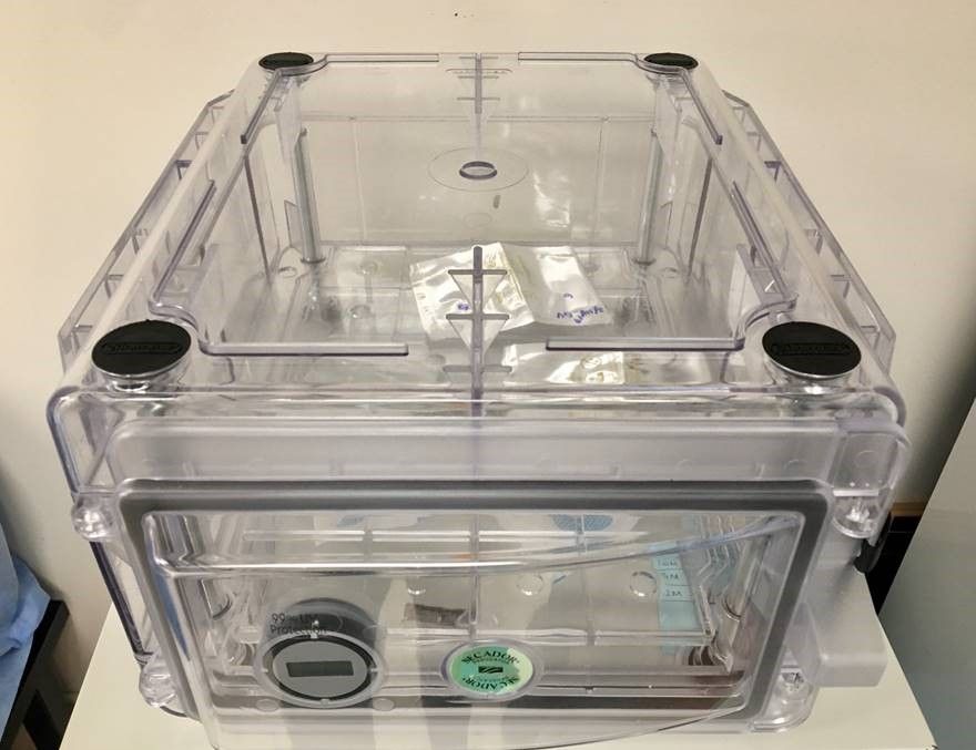 Chamber for protecting tissue samples