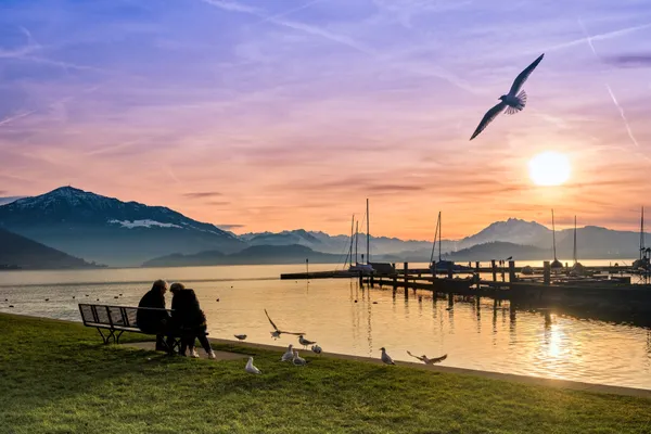 Sunset Serenity at Lake Zug thumbnail