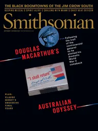 Cover of Smithsonian magazine issue from September/October 2024