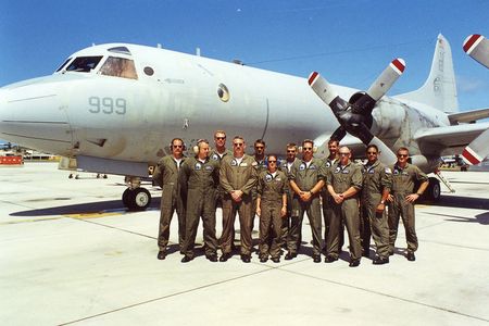 The author’s Lockheed P-3C Orion in Hawaii in 2000, with Combat Aircrew One. “You can clearly see the grime and dirt, especially on the nacelle,” he says.