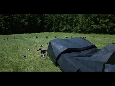 The Hunger Games cornucopia from the first movie.