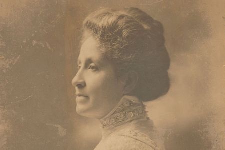 A portrait (detail, above) of Mary Church Terrell, a prominent D.C. activist and suffragist. The image is just one of dozens of turn-of-the-century photographs featured in "Pictures with Purpose"