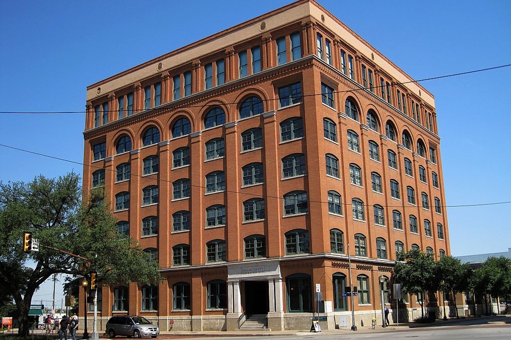 The Dallas County Administration Building, formerly the Texas School Book Depository, as photographed in 2015