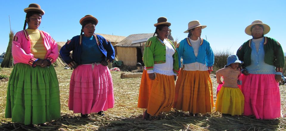  The Uros call the floating islands of Lake Titicaca, Peru home.  
