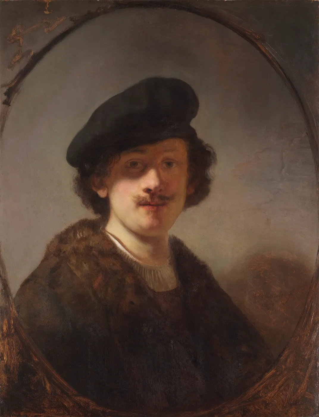 Self-Portrait with Shaded Eyes