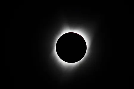 The total solar eclipse of 2017 as seen from Monmouth, Oregon