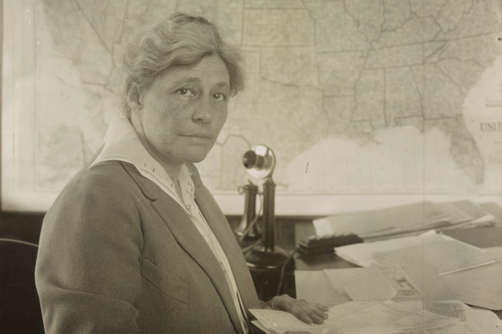 A 1916 photo of Frances Kellor