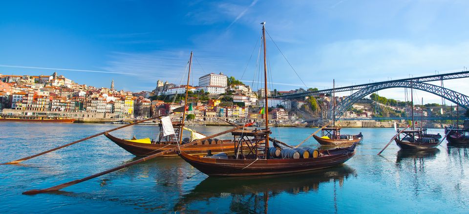  Sherry boats on the Douro River, Porto 