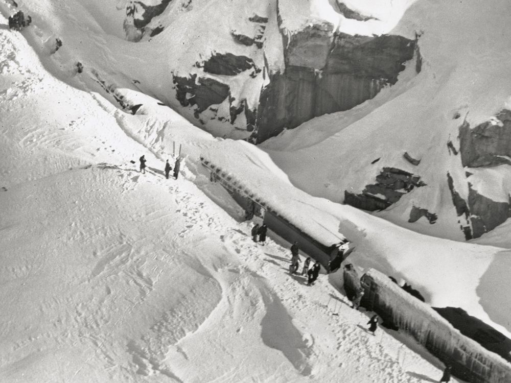The City of San Francisco, trapped in snow drifts