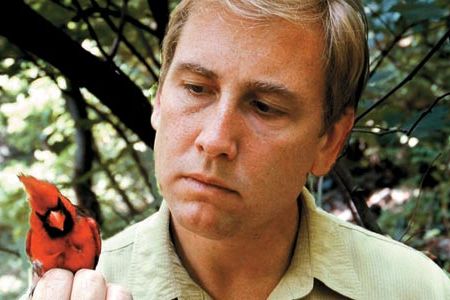 Peter Marra, with a cardinal.