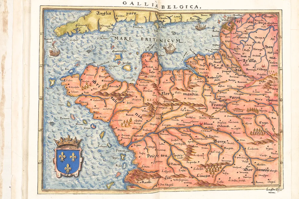 Map from Mary I's book