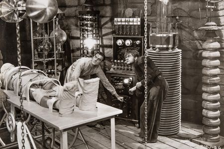 The laboratory where Frankenstein's monster is created in the 1931 film.