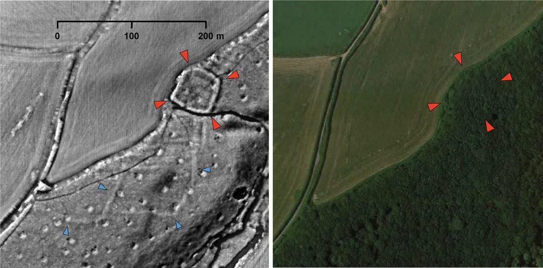 LiDAR map of Cornwall, England