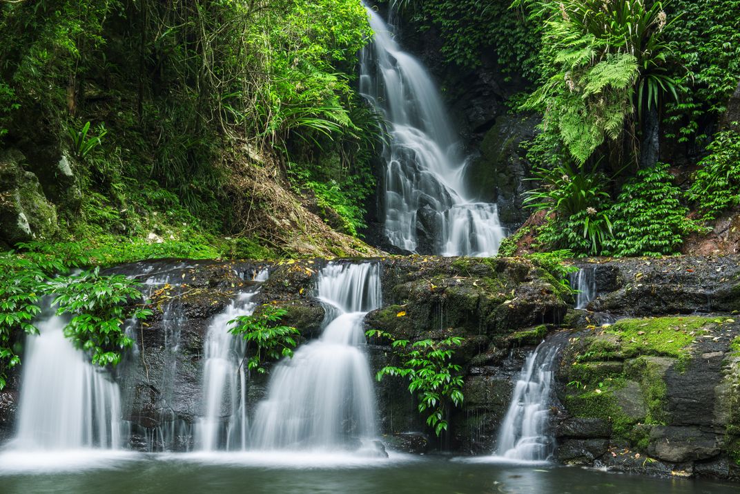 Waterfall in Lamington National Park