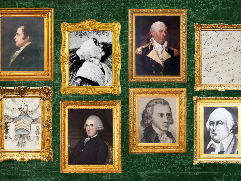 Individuals and objects associated with Irish contributions to the American Revolution
