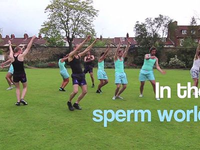 Using interpretive dance, Cedric Tan, a biologist at the University of Oxford, explains his PhD thesis, "Sperm competition between brothers and female choice.
