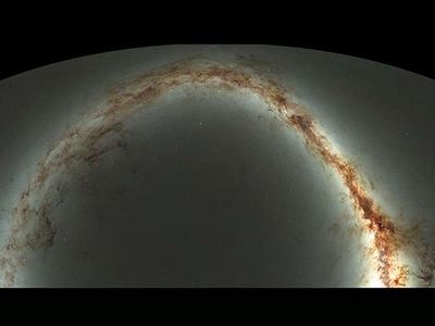 A compressed view of the entire visible sky from the Pan-STARRS1 Observatory