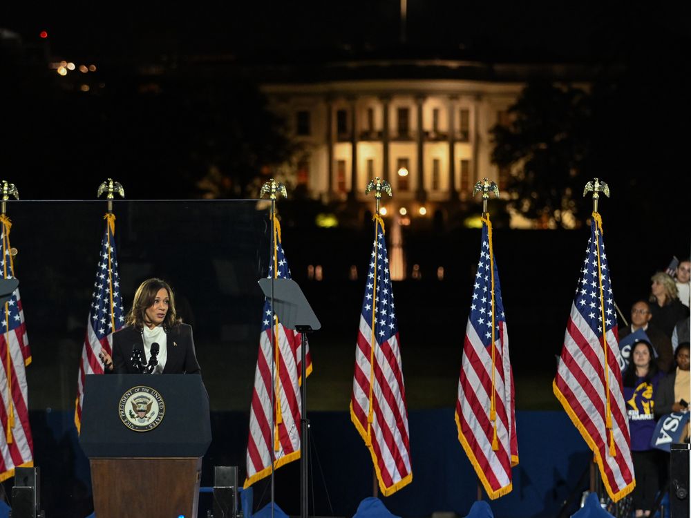 Vice President and Presidential Nominee Kamala Harris delivers the