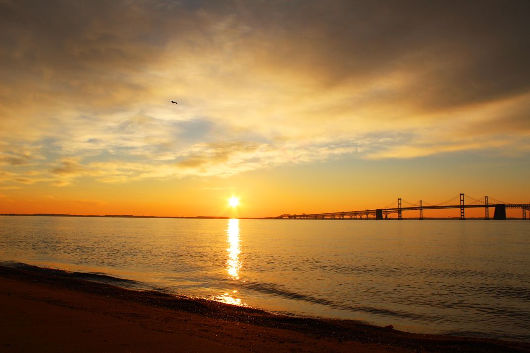Sunrise at sandy point beach Smithsonian Photo Contest Smithsonian