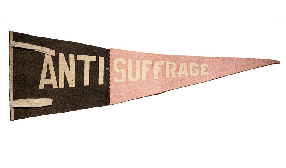 Anti-suffrage pennant