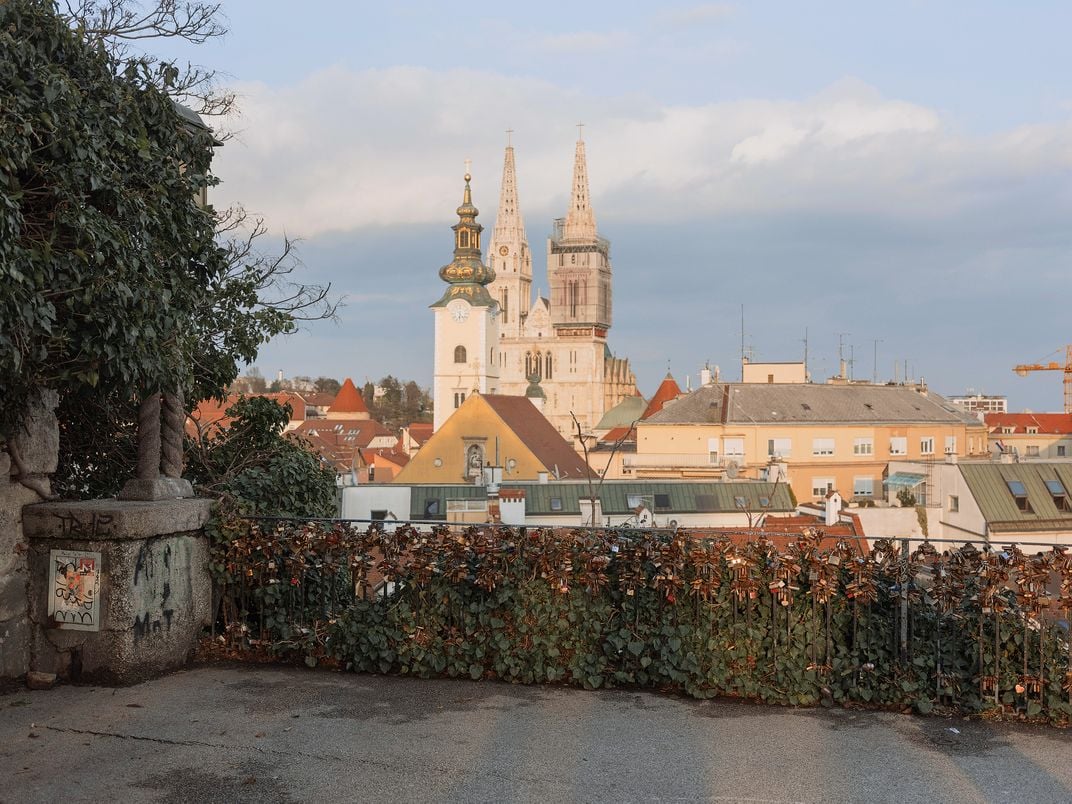 The Gothic-style Zagreb Cathedra
