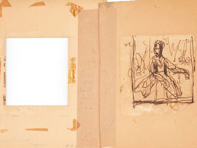 This George Romney sketch was discovered in a dumpster in upstate New York.