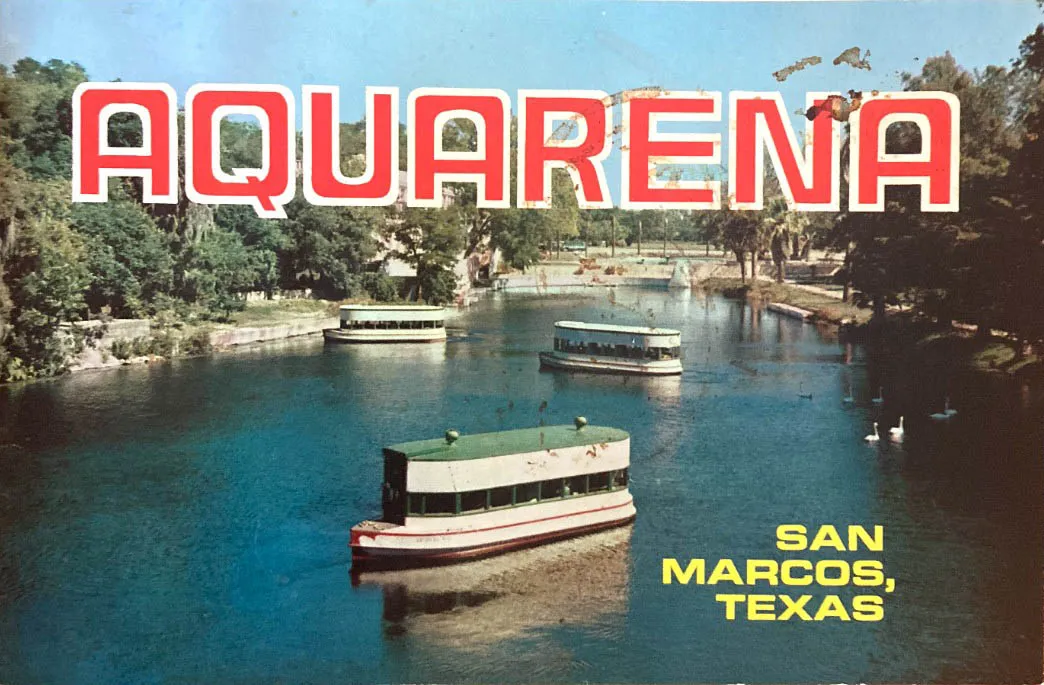 Aquarena Springs postcard
