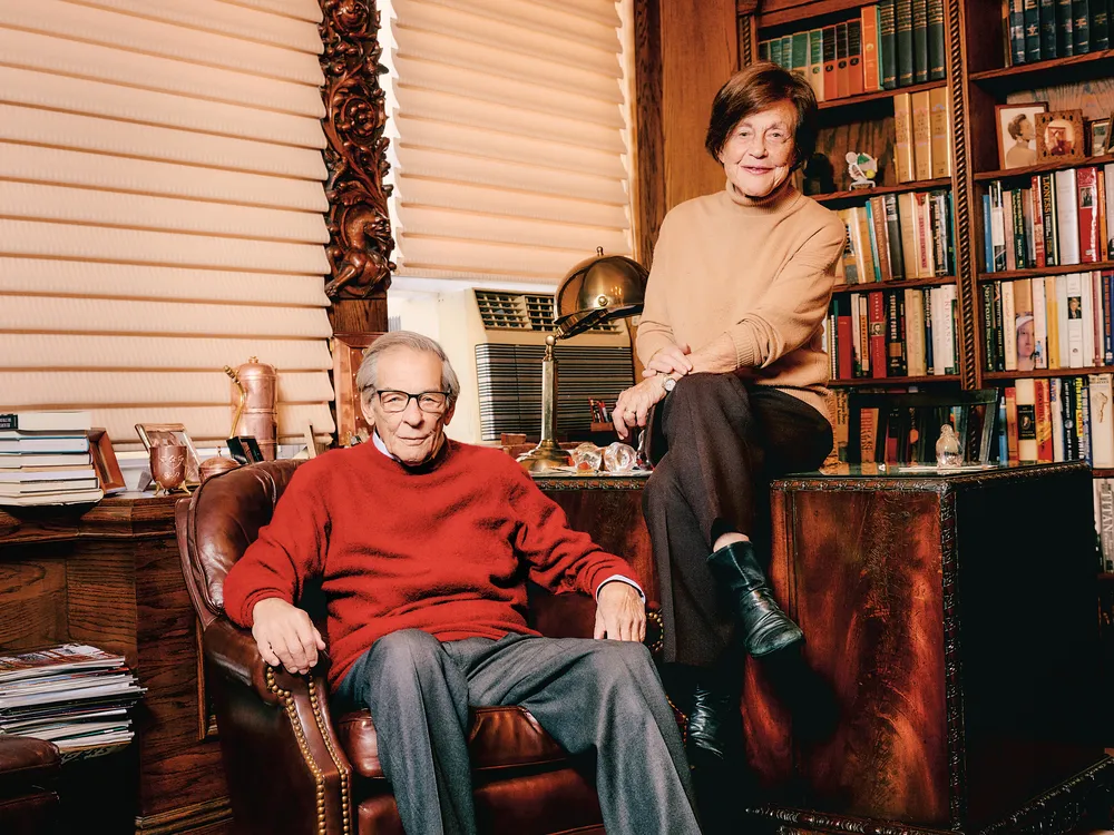 Caro and Ina at home in New York.