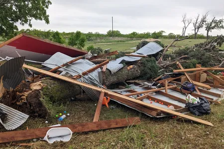 The tornadoes uprooted and snapped some trees, but fortunately, no injuries or deaths have been reported.