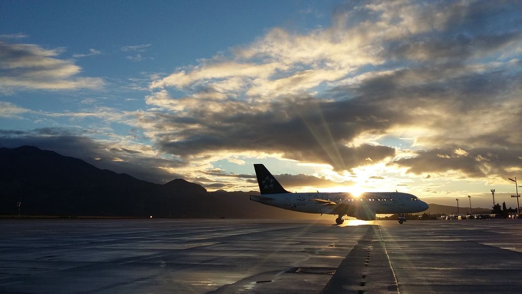 Airplane on runway