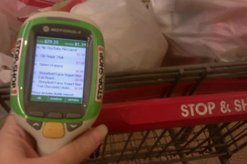 Store-provided personal barcode scanners