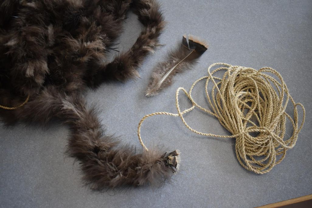 turkey feather blanket materials