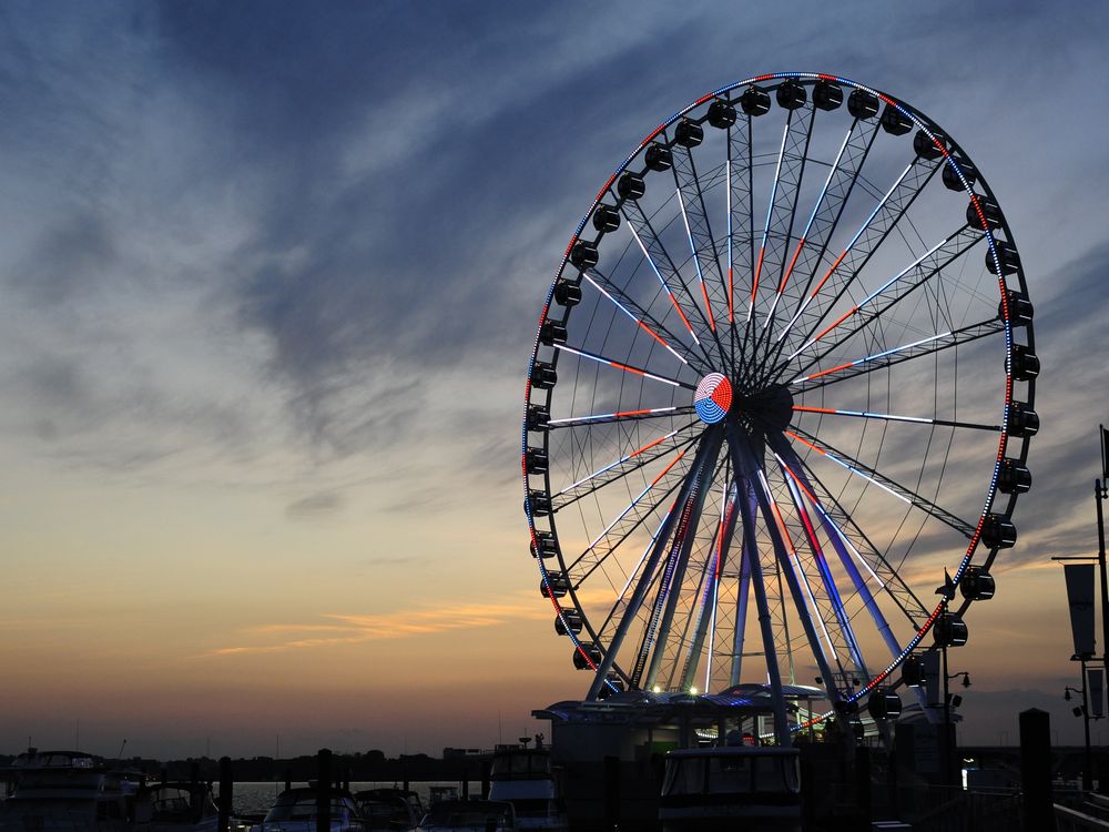 The Capital Wheel has 1.6 million programmable LED lights.