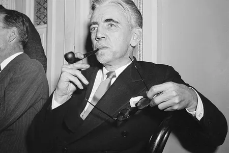 William Dudley Pelley, Silver Shirt leader, pictured as he appeared before Congress.