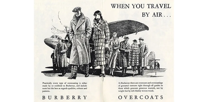 Burberry store trench history