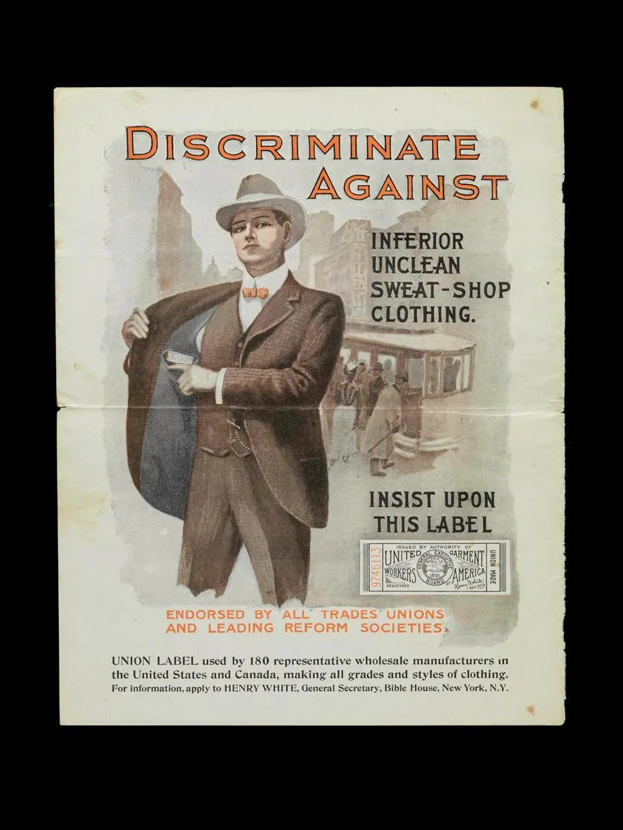 Anti-sweatshop advertisement